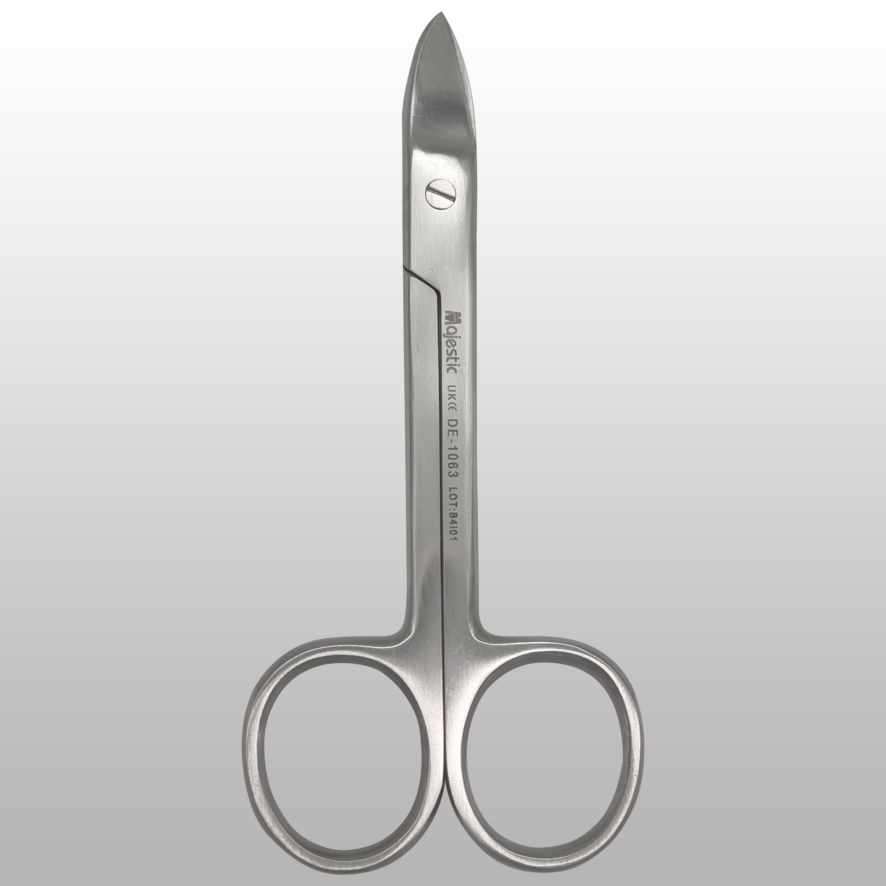 Scissors Beebe Curved Serrated
